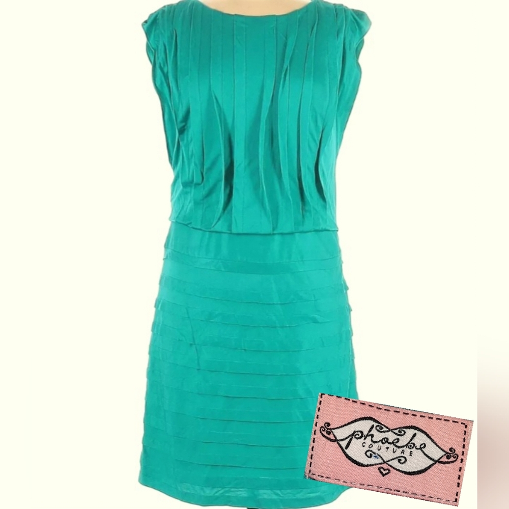 - PHOEBE COUTURE CASUAL SUMMER SLEEVELESS PLEATED FUN DRESS